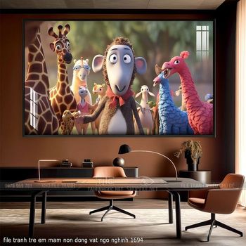 file tranh tre em mam non dong vat ngo nghinh 1694