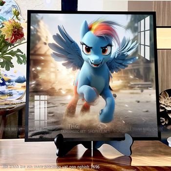 file tranh tre em mam non dong vat ngo nghinh 1696