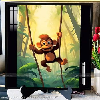 file tranh tre em mam non dong vat ngo nghinh 1697