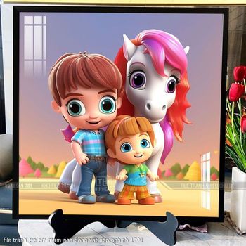 file tranh tre em mam non dong vat ngo nghinh 1701