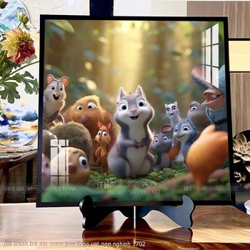 file tranh tre em mam non dong vat ngo nghinh 1702