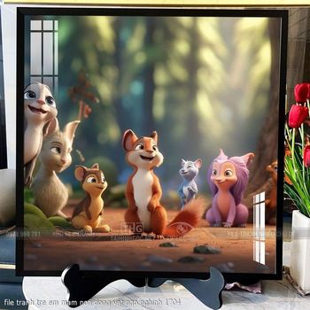 file tranh tre em mam non dong vat ngo nghinh 1704