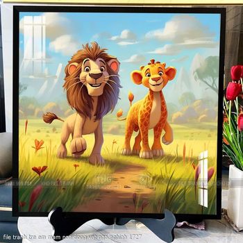 file tranh tre em mam non dong vat ngo nghinh 1727