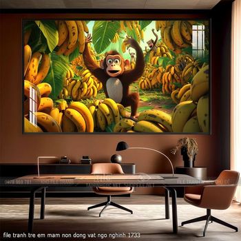 file tranh tre em mam non dong vat ngo nghinh 1733