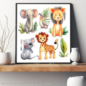 file tranh tre em mam non dong vat ngo nghinh 1735