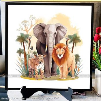 file tranh tre em mam non dong vat ngo nghinh 1740