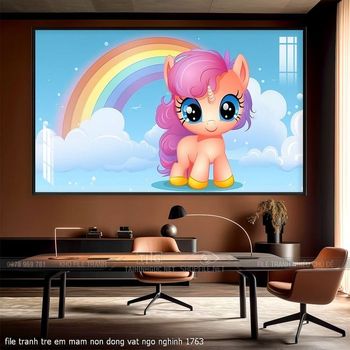 file tranh tre em mam non dong vat ngo nghinh 1763