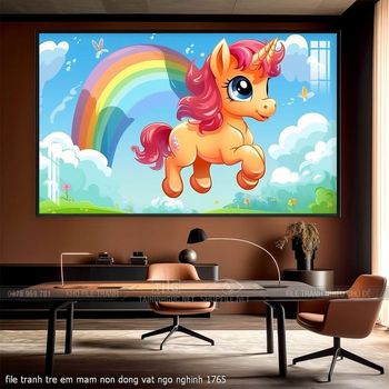 file tranh tre em mam non dong vat ngo nghinh 1765