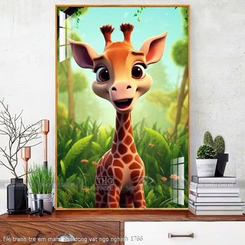 file tranh tre em mam non dong vat ngo nghinh 1766