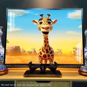 file tranh tre em mam non dong vat ngo nghinh 1769