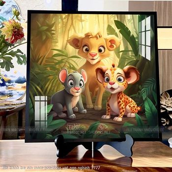 file tranh tre em mam non dong vat ngo nghinh 1777