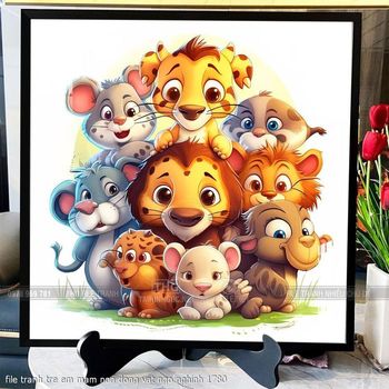 file tranh tre em mam non dong vat ngo nghinh 1780