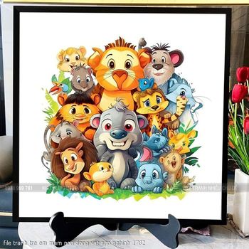 file tranh tre em mam non dong vat ngo nghinh 1782