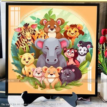 file tranh tre em mam non dong vat ngo nghinh 1787