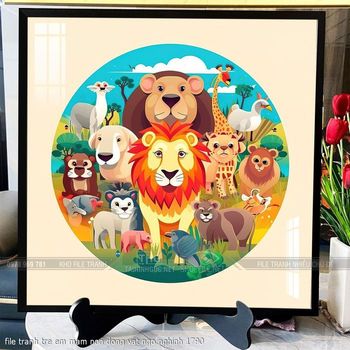 file tranh tre em mam non dong vat ngo nghinh 1790