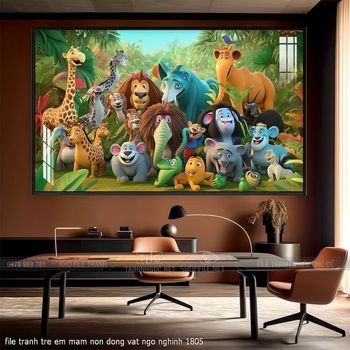 file tranh tre em mam non dong vat ngo nghinh 1805