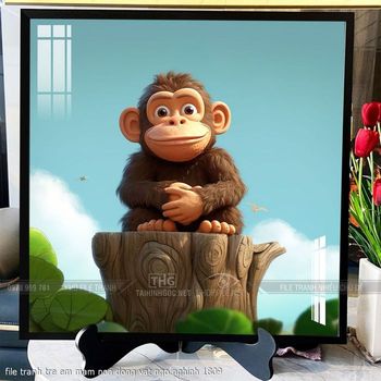 file tranh tre em mam non dong vat ngo nghinh 1809