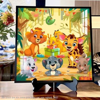 file tranh tre em mam non dong vat ngo nghinh 1837