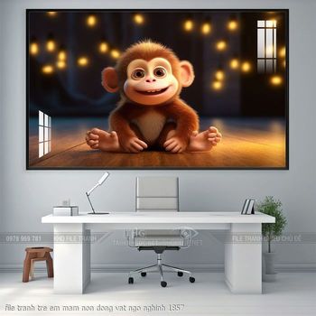 file tranh tre em mam non dong vat ngo nghinh 1857