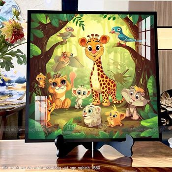 file tranh tre em mam non dong vat ngo nghinh 1880