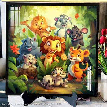 file tranh tre em mam non dong vat ngo nghinh 1914