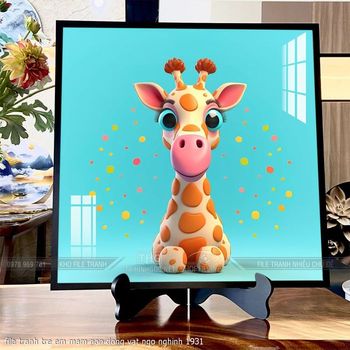 file tranh tre em mam non dong vat ngo nghinh 1931