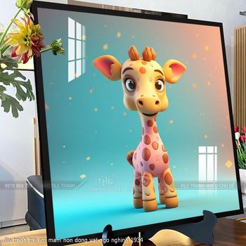 file tranh tre em mam non dong vat ngo nghinh 1934