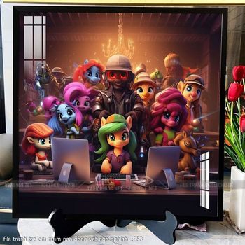 file tranh tre em mam non dong vat ngo nghinh 1953