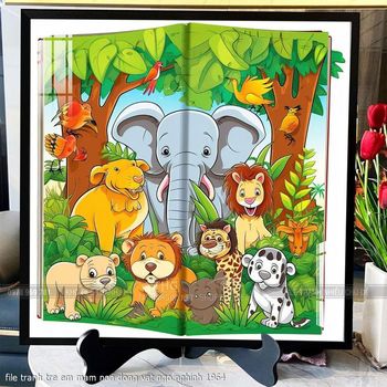 file tranh tre em mam non dong vat ngo nghinh 1964