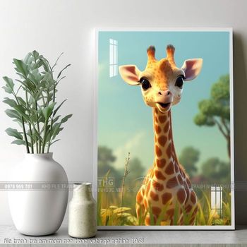 file tranh tre em mam non dong vat ngo nghinh 1968