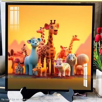 file tranh tre em mam non dong vat ngo nghinh 1999