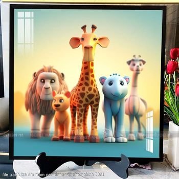 file tranh tre em mam non dong vat ngo nghinh 2001