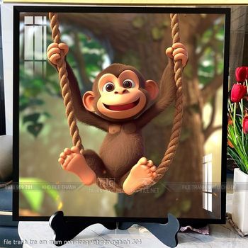 file tranh tre em mam non dong vat ngo nghinh 304