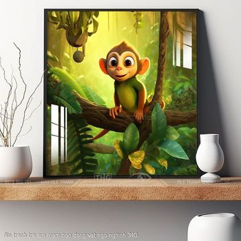 file tranh tre em mam non dong vat ngo nghinh 340