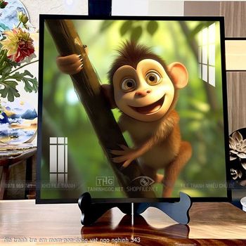 file tranh tre em mam non dong vat ngo nghinh 343