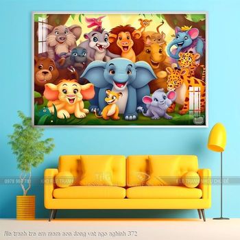 file tranh tre em mam non dong vat ngo nghinh 372