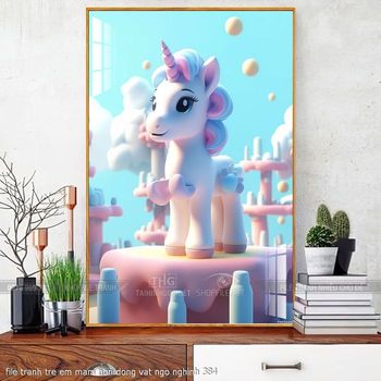 file tranh tre em mam non dong vat ngo nghinh 384