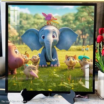 file tranh tre em mam non dong vat ngo nghinh 396