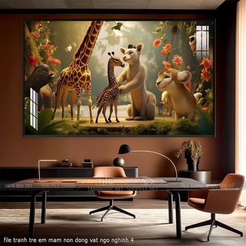 file tranh tre em mam non dong vat ngo nghinh 4