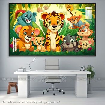 file tranh tre em mam non dong vat ngo nghinh 404
