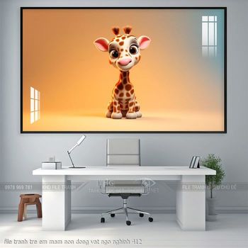 file tranh tre em mam non dong vat ngo nghinh 412