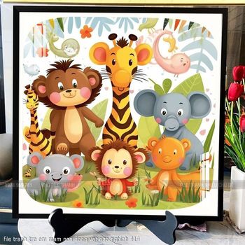 file tranh tre em mam non dong vat ngo nghinh 414