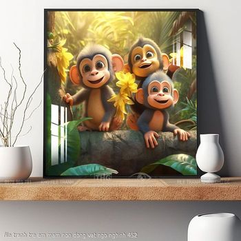 file tranh tre em mam non dong vat ngo nghinh 452