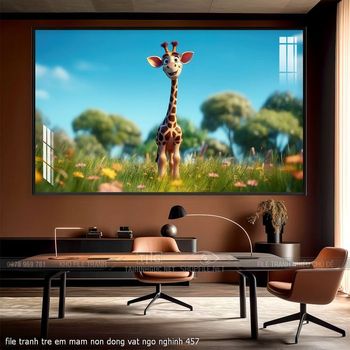 file tranh tre em mam non dong vat ngo nghinh 457