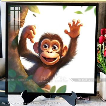 file tranh tre em mam non dong vat ngo nghinh 475