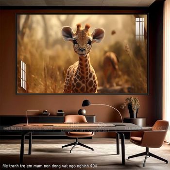 file tranh tre em mam non dong vat ngo nghinh 494