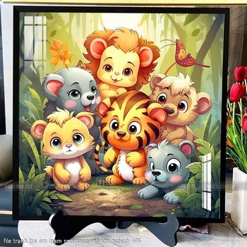 file tranh tre em mam non dong vat ngo nghinh 495