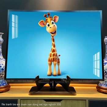 file tranh tre em mam non dong vat ngo nghinh 500