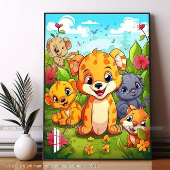 file tranh tre em mam non dong vat ngo nghinh 501