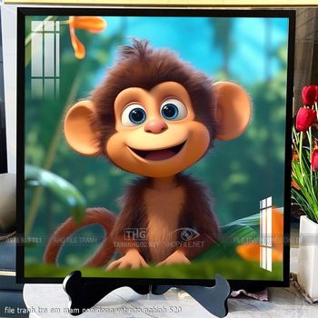 file tranh tre em mam non dong vat ngo nghinh 520